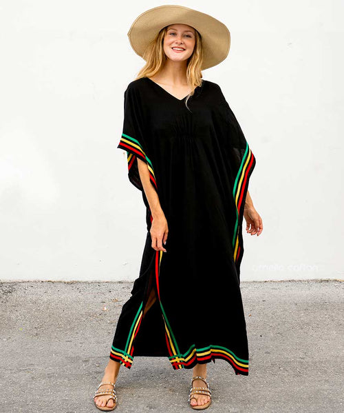 Elegant Eco-Soft Kaftan Dress