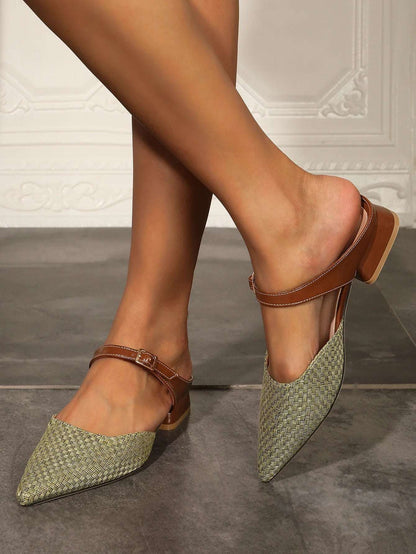 Sage-Comfort Mules