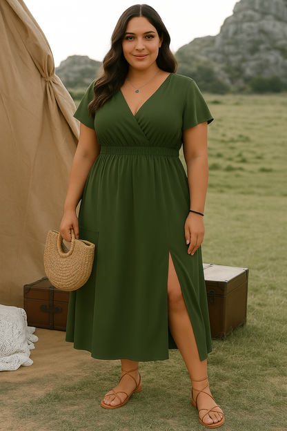 Slimming Wrap Dress