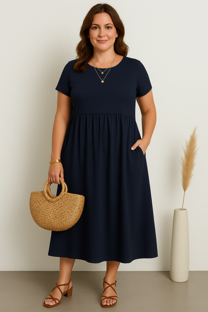 Soft-Green Comfort Dress