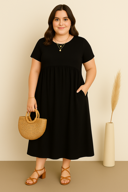 Soft-Green Comfort Dress