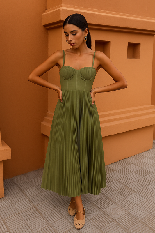 Elegant Silhouette Maxi Dress