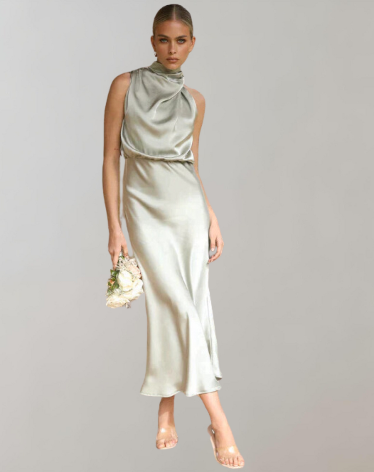 Elegant Shimmer Maxi Dress