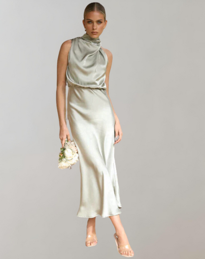 Elegant Shimmer Maxi Dress