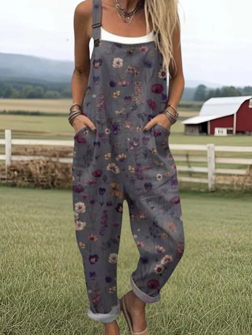 Vintage-Flow Jumpsuit
