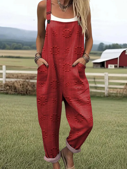 Chic Vintage Floral Jumpsuit