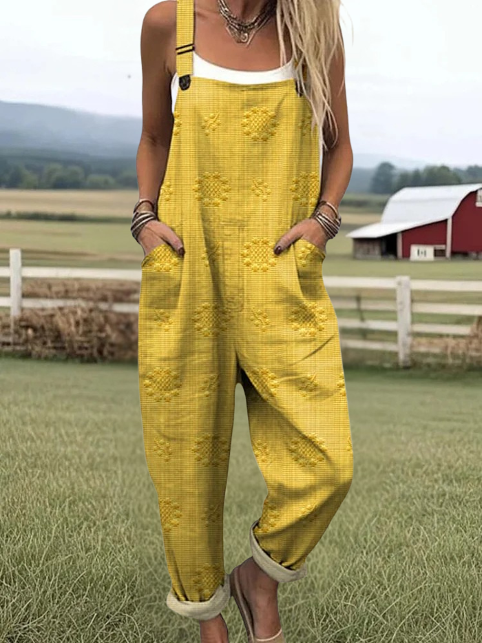 Chic Vintage Floral Jumpsuit