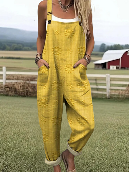Chic Vintage Floral Jumpsuit