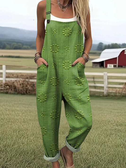 Chic Vintage Floral Jumpsuit