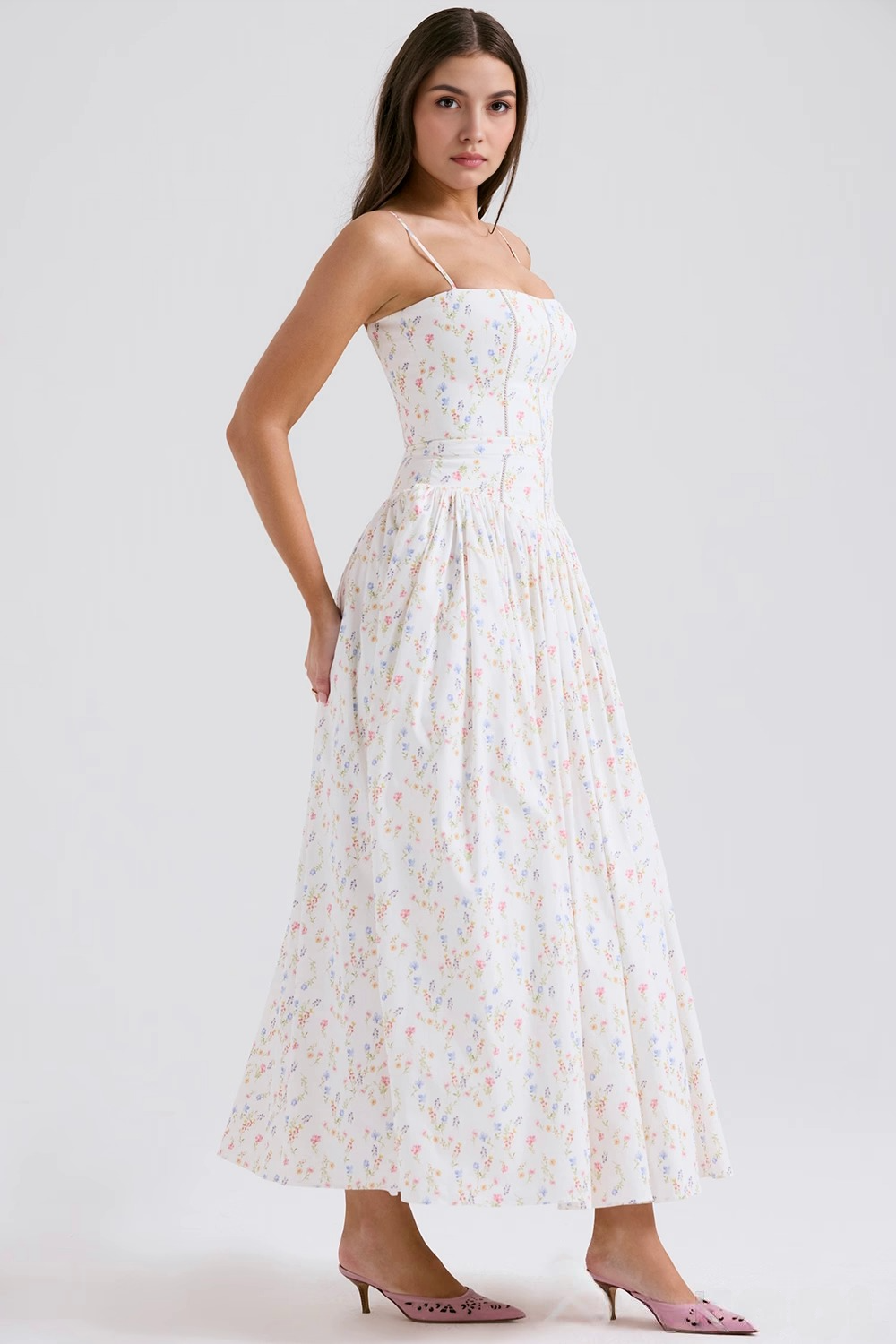 Effortless Garden Party Midi Dress