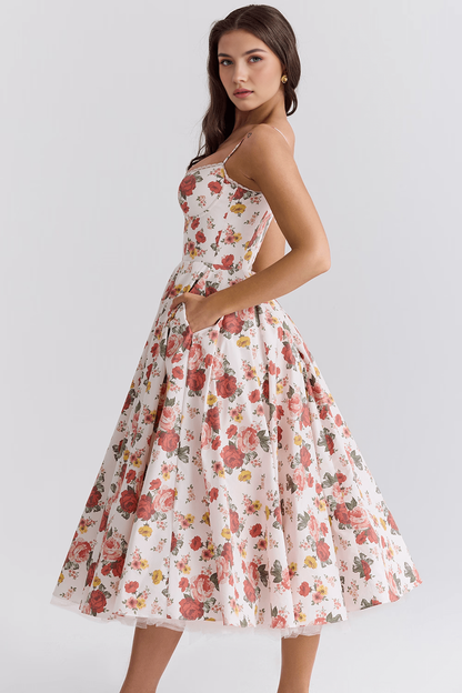 Elegant-Sculpting Midi Dress