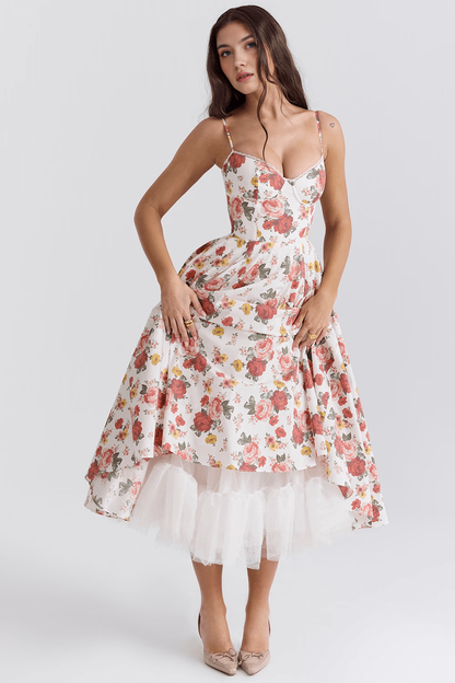 Elegant-Sculpting Midi Dress