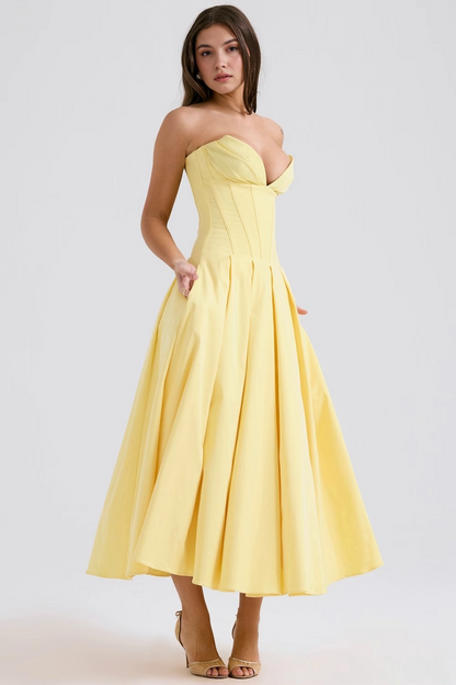 Elegance Tulle Midi Dress