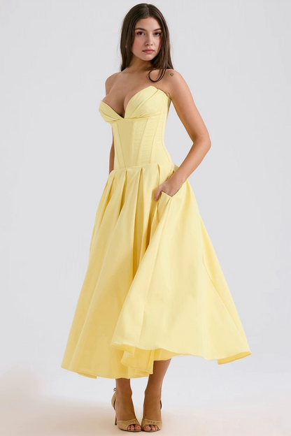Elegance Tulle Midi Dress
