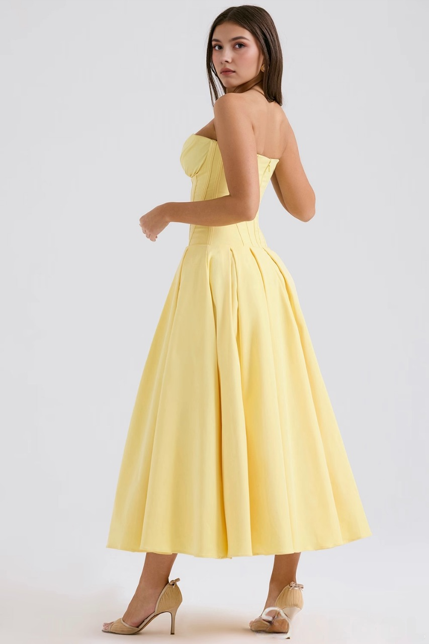 Elegance Tulle Midi Dress