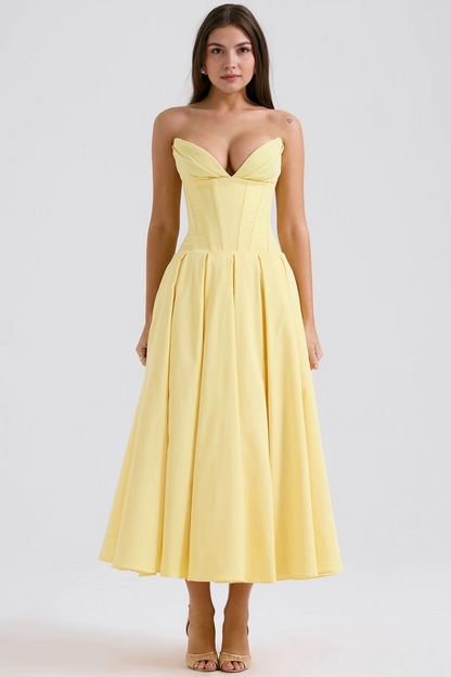 Elegance Tulle Midi Dress