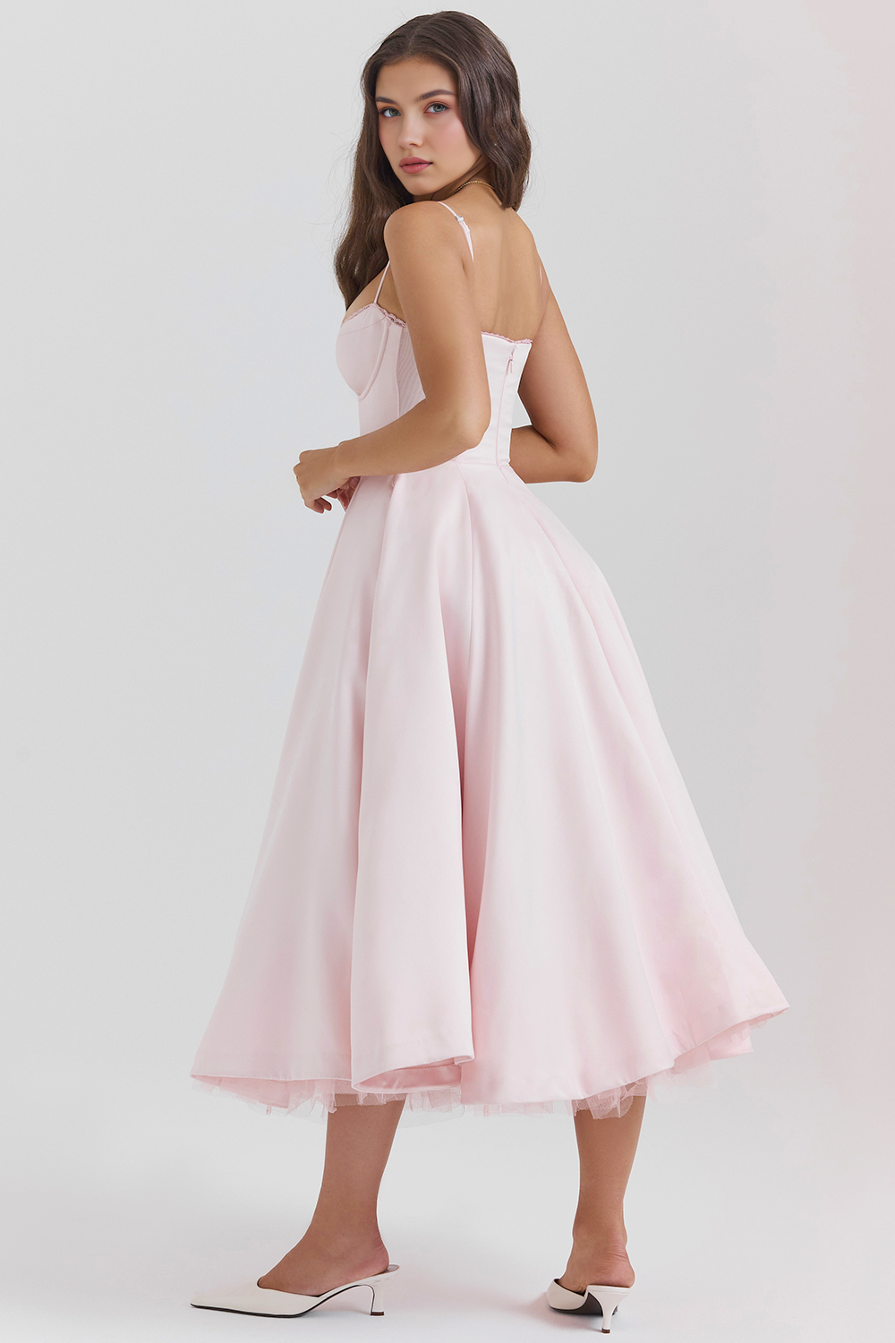 Elegant-Sculpting Midi Dress