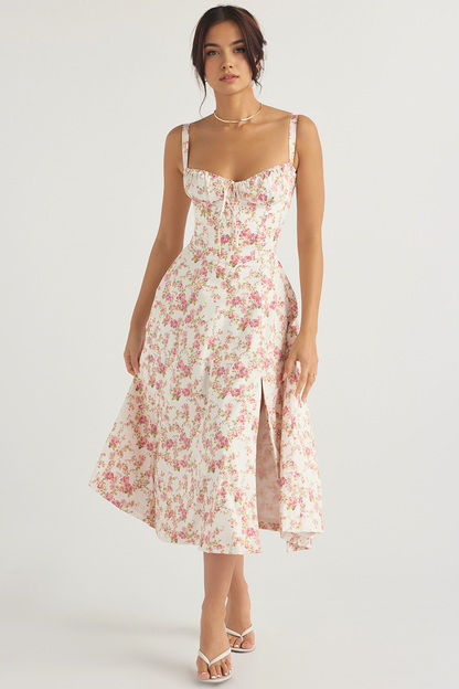Vintage-Style Midi Dress