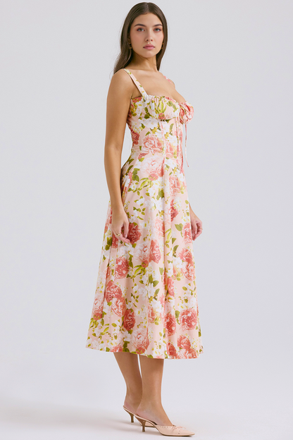 Vintage-Style Midi Dress
