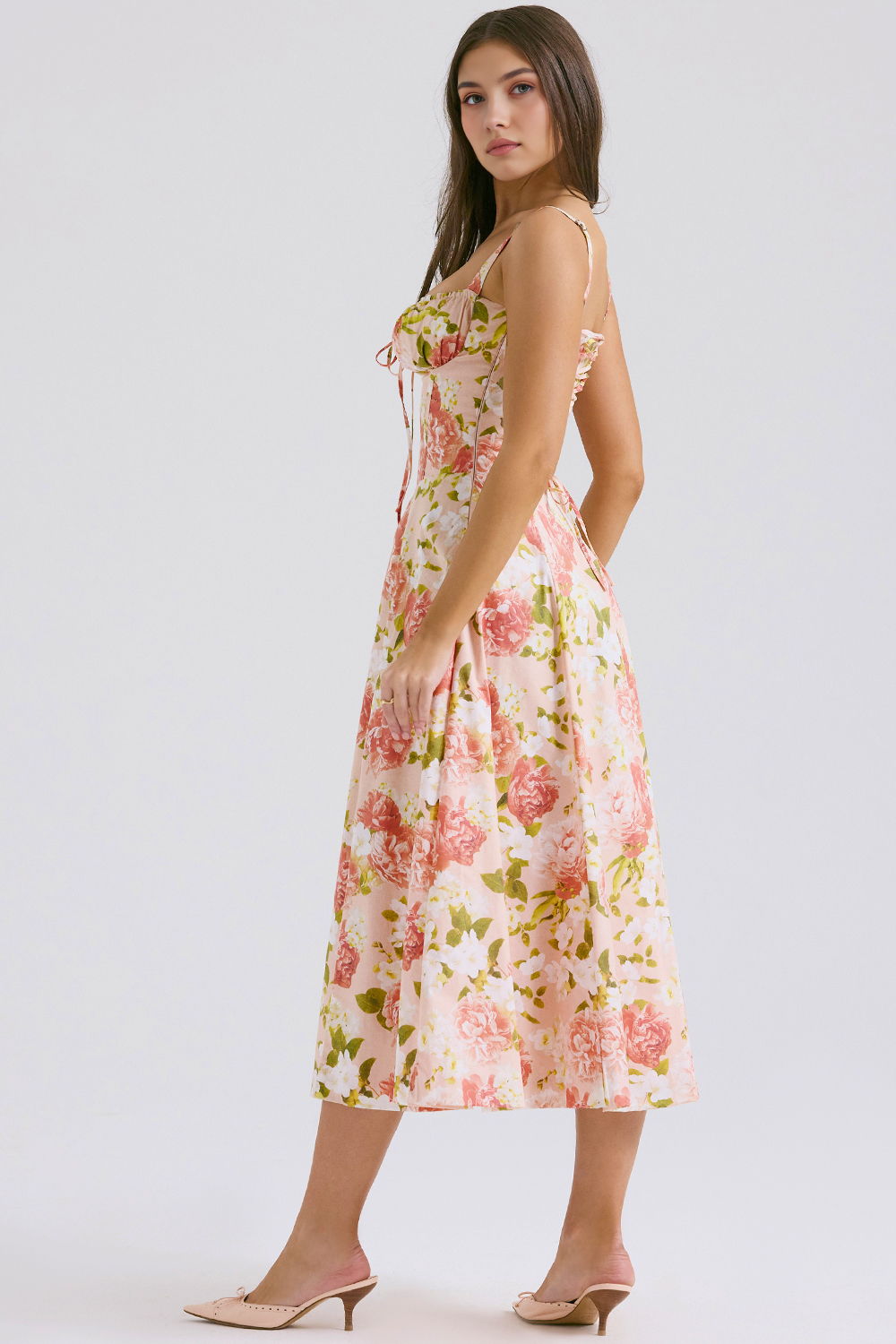 Vintage-Style Midi Dress