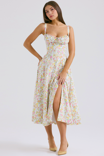 Vintage-Style Midi Dress