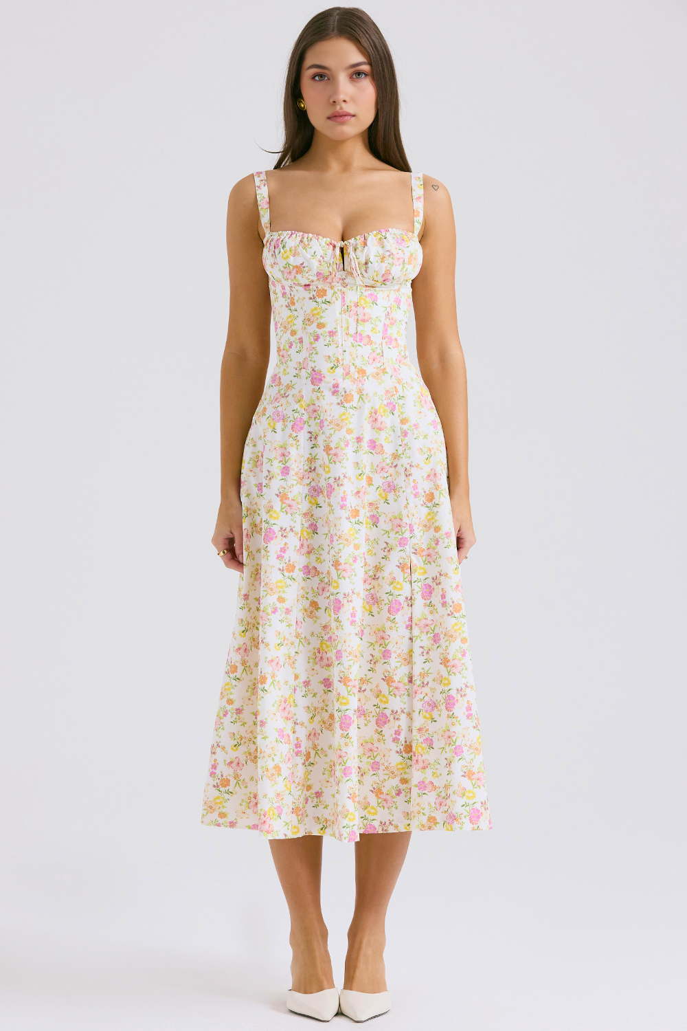 Vintage-Style Midi Dress