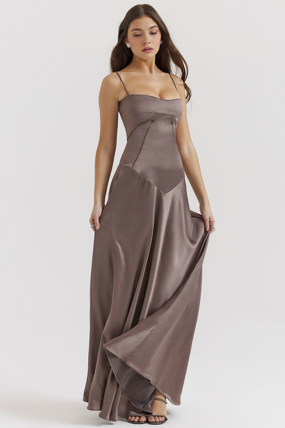 Chic Bustier Gown for Enchanting Evenings