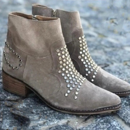 Studded Ankle Boots