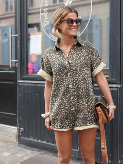 Cooling Leopard Jumpsuit