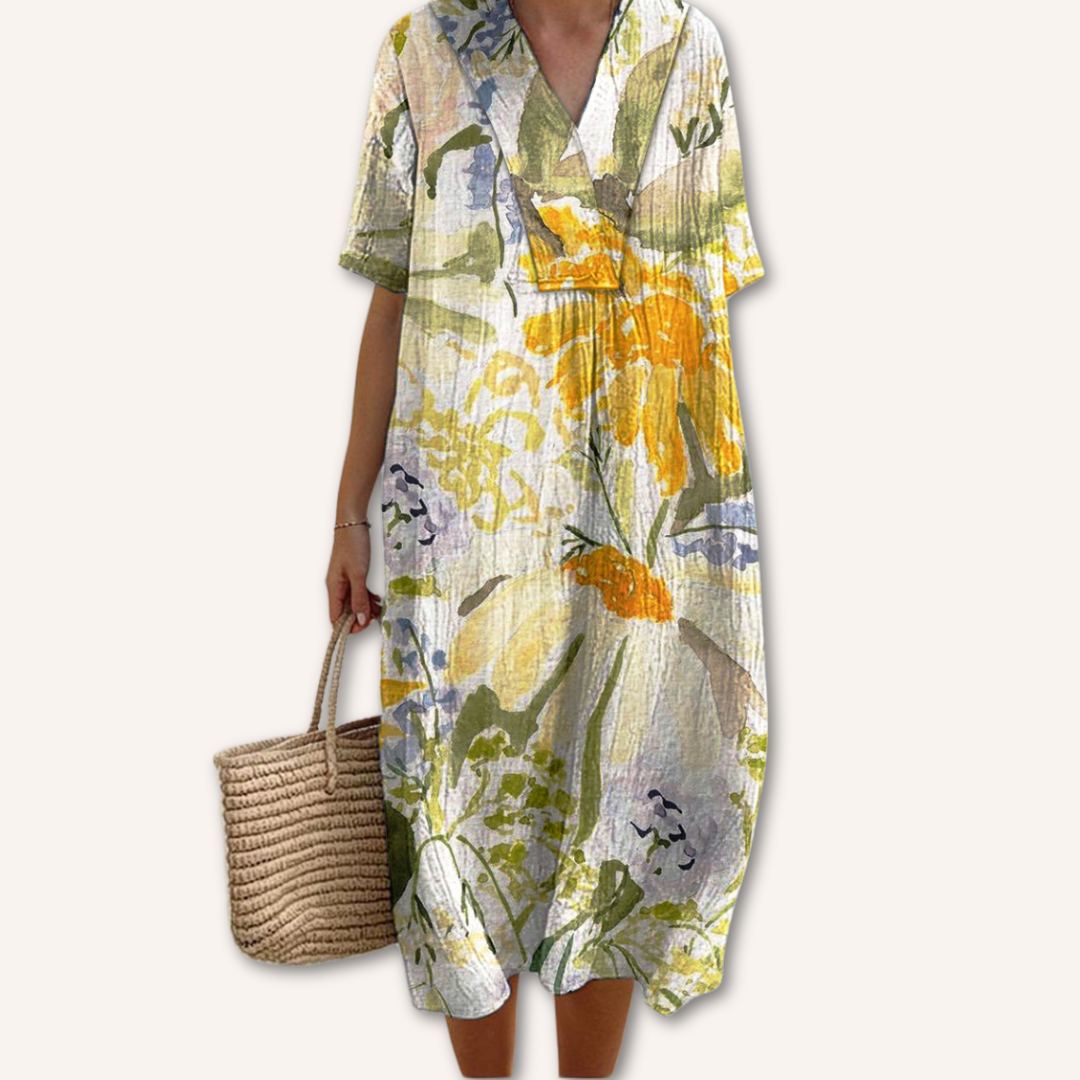 Radiant Poppy Dress