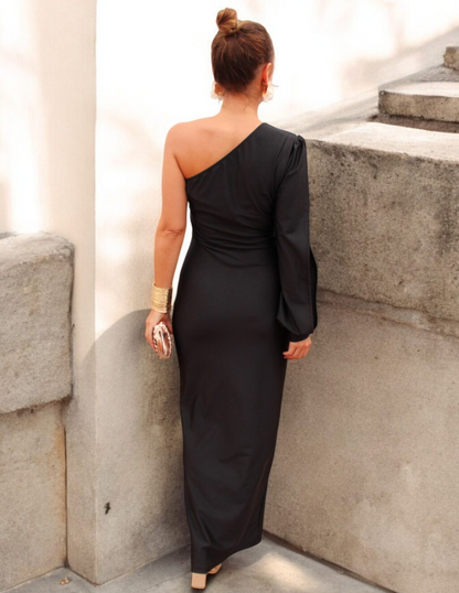 Glam-One-Shoulder Dress