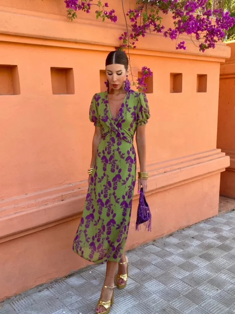 Fluid-Elegance Summer Dress