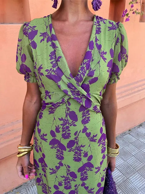 Fluid-Elegance Summer Dress