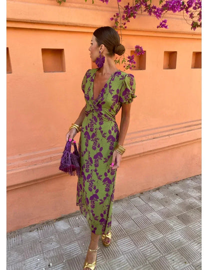 Fluid-Elegance Summer Dress
