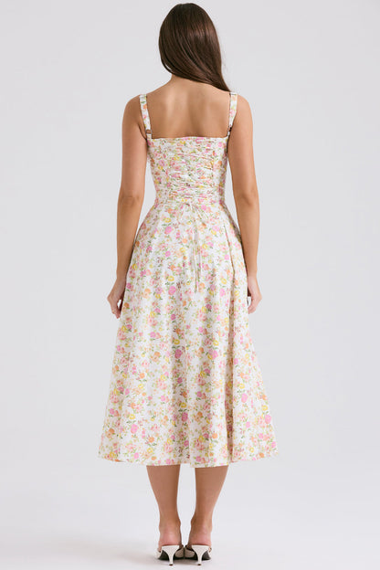Vintage-Style Midi Dress