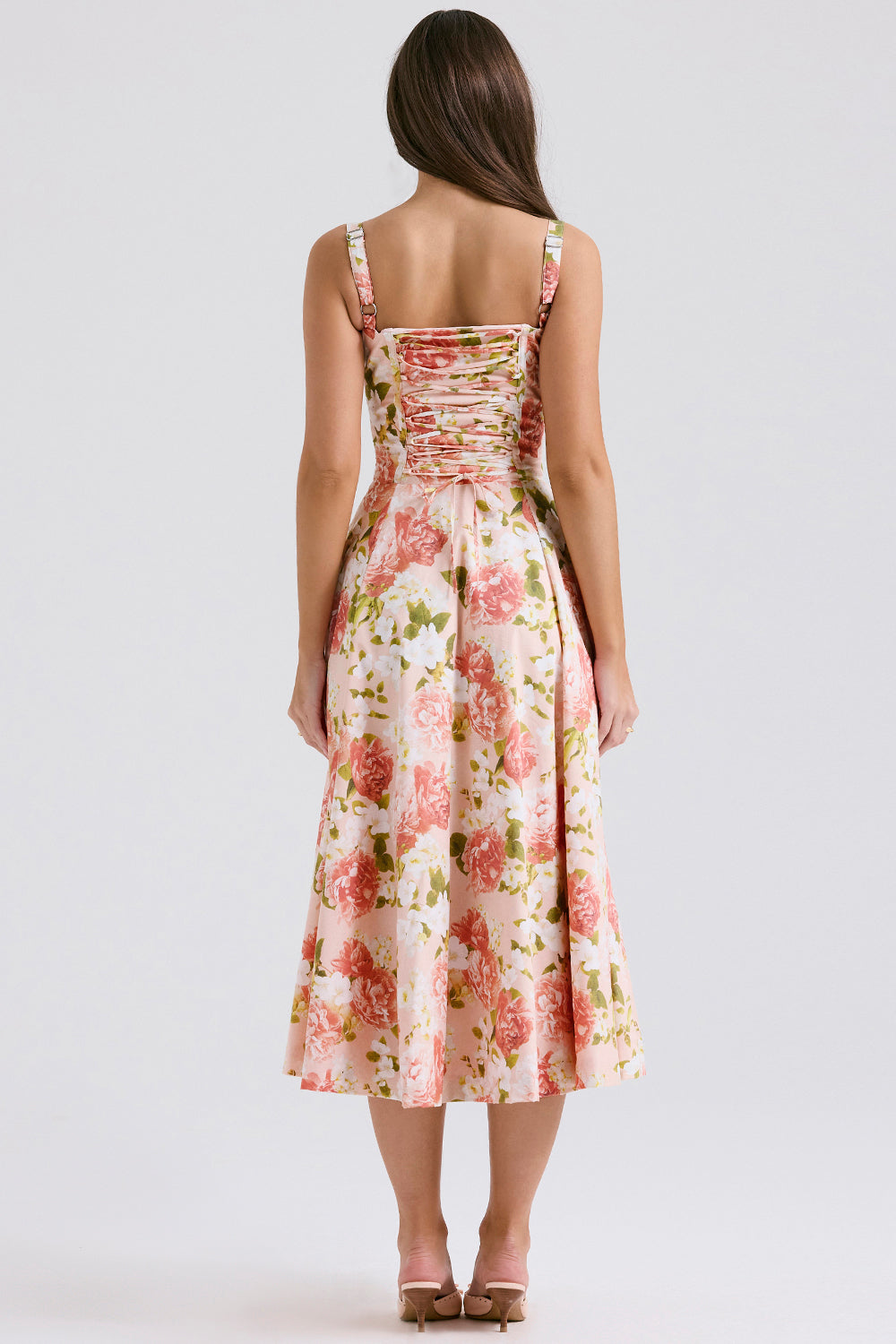 Vintage-Style Midi Dress