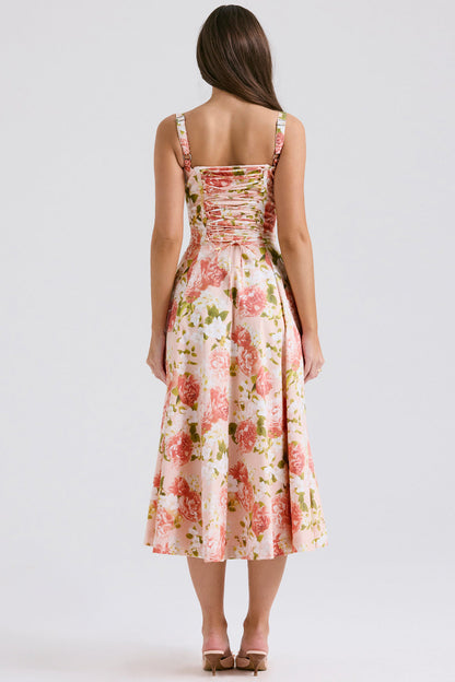 Vintage-Style Midi Dress