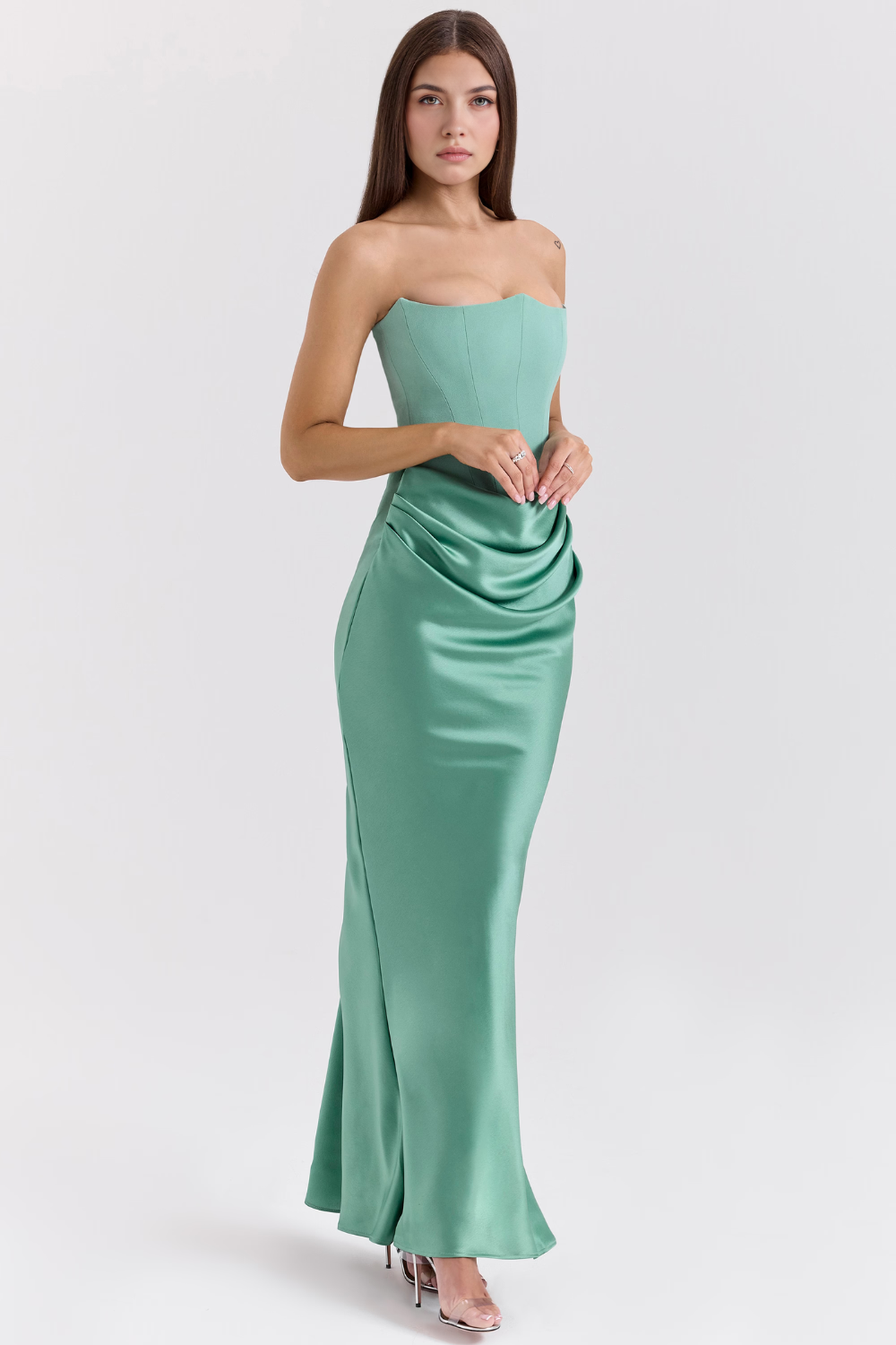 Stylish Mint Satin for Memorable Moments