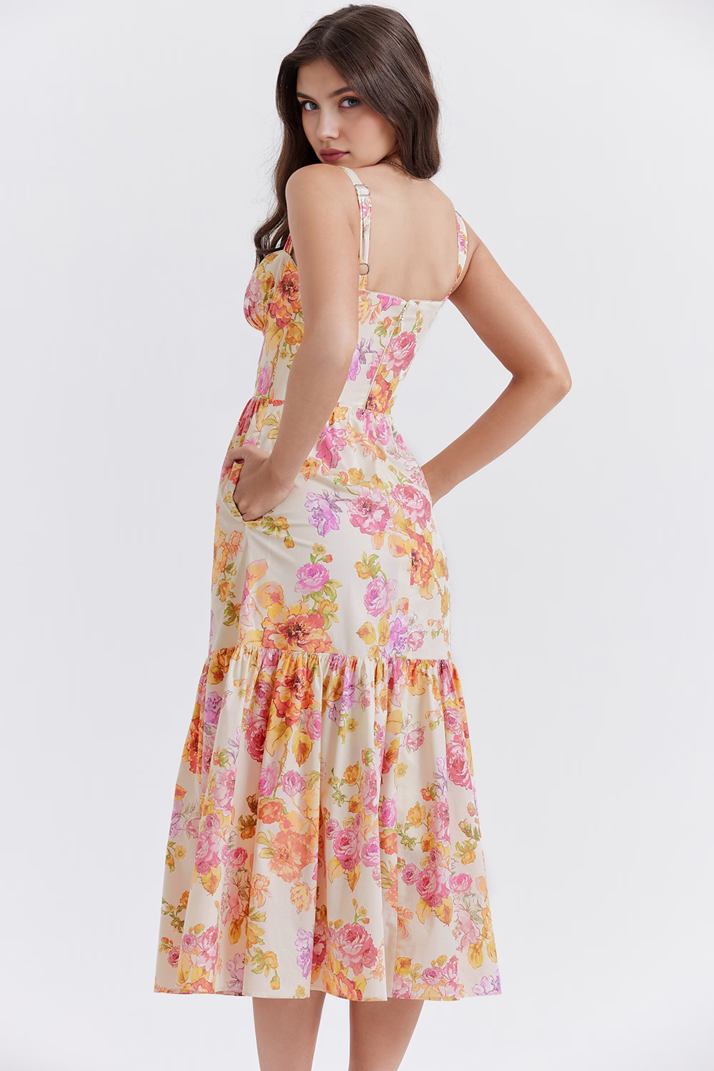 Comfort-Fit Midi Dress