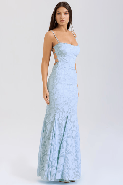 Confidently Radiant Ice Blue Gown