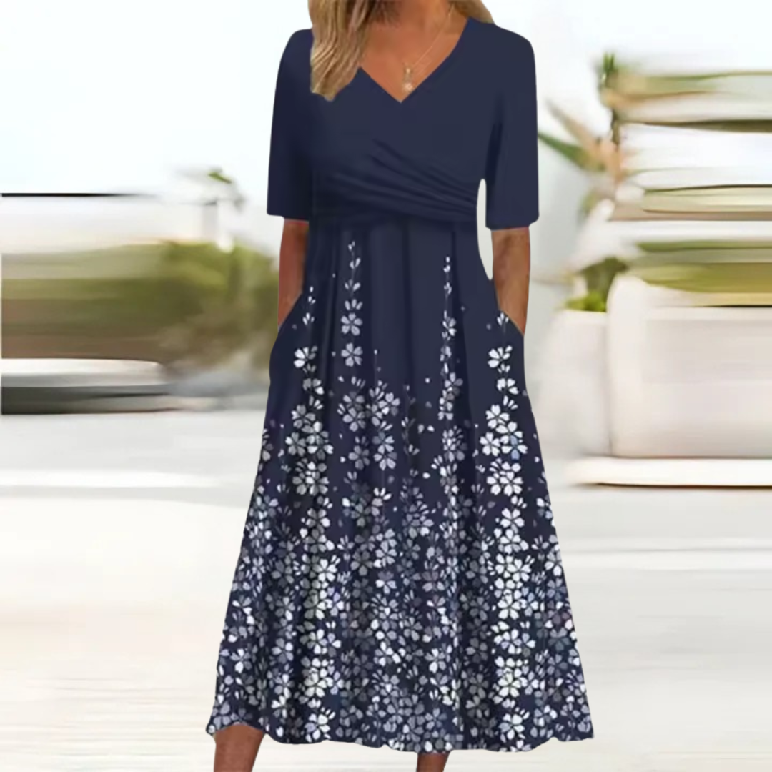 Navy Pocketed Jumpsuit