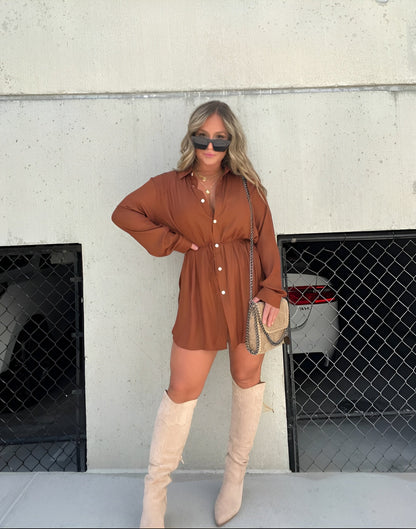 Jessika Silhouette Romper Dress