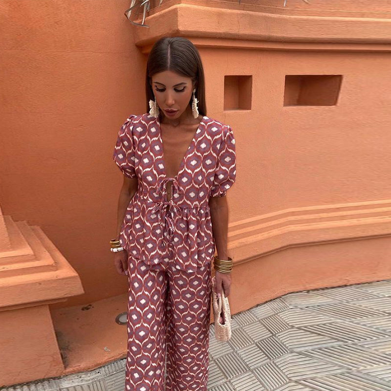 Bold Print Comfort Set
