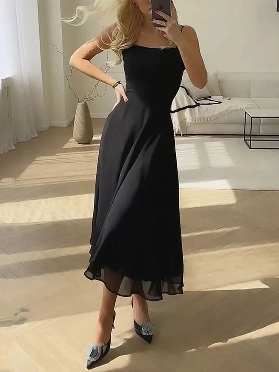 Elegant Long Cami for Flattering Fit