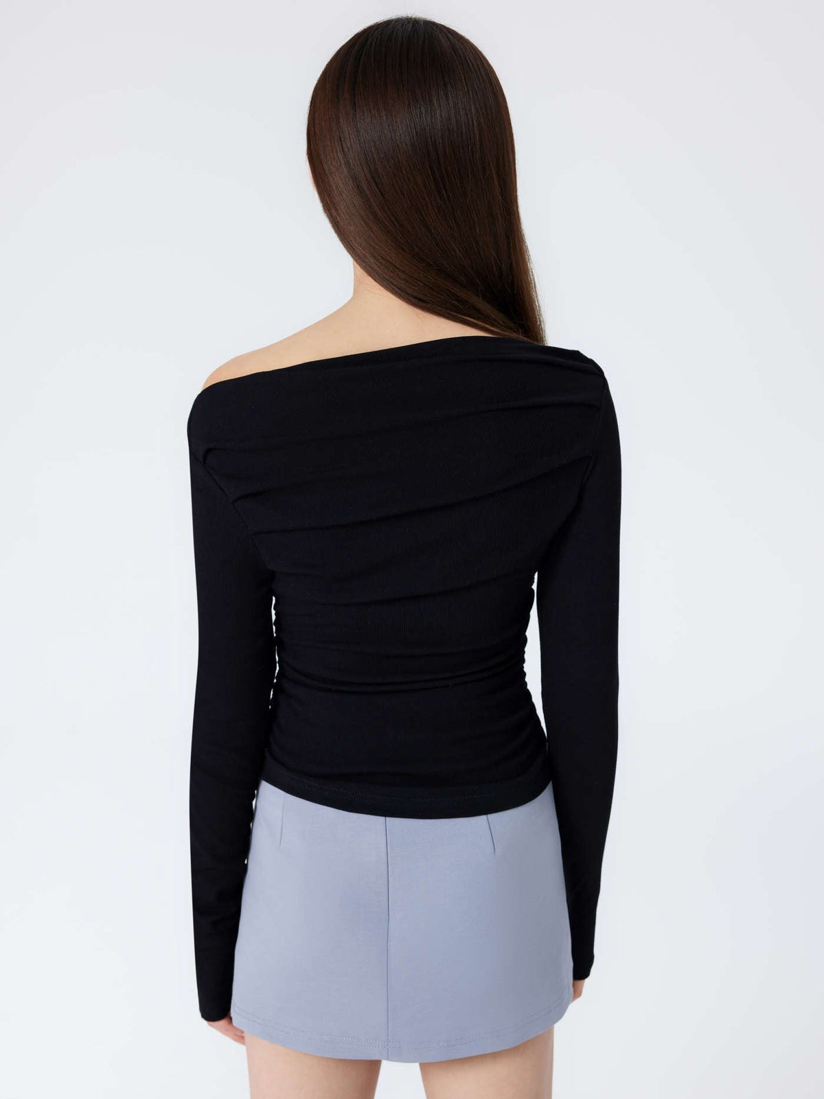 Flattering Asymmetrical Long Sleeve Top