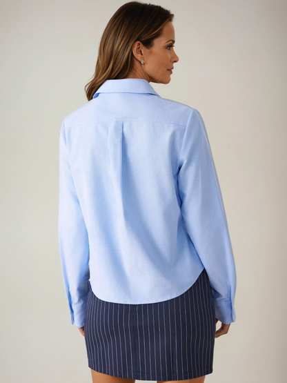 Polished Professional Blue Shirt