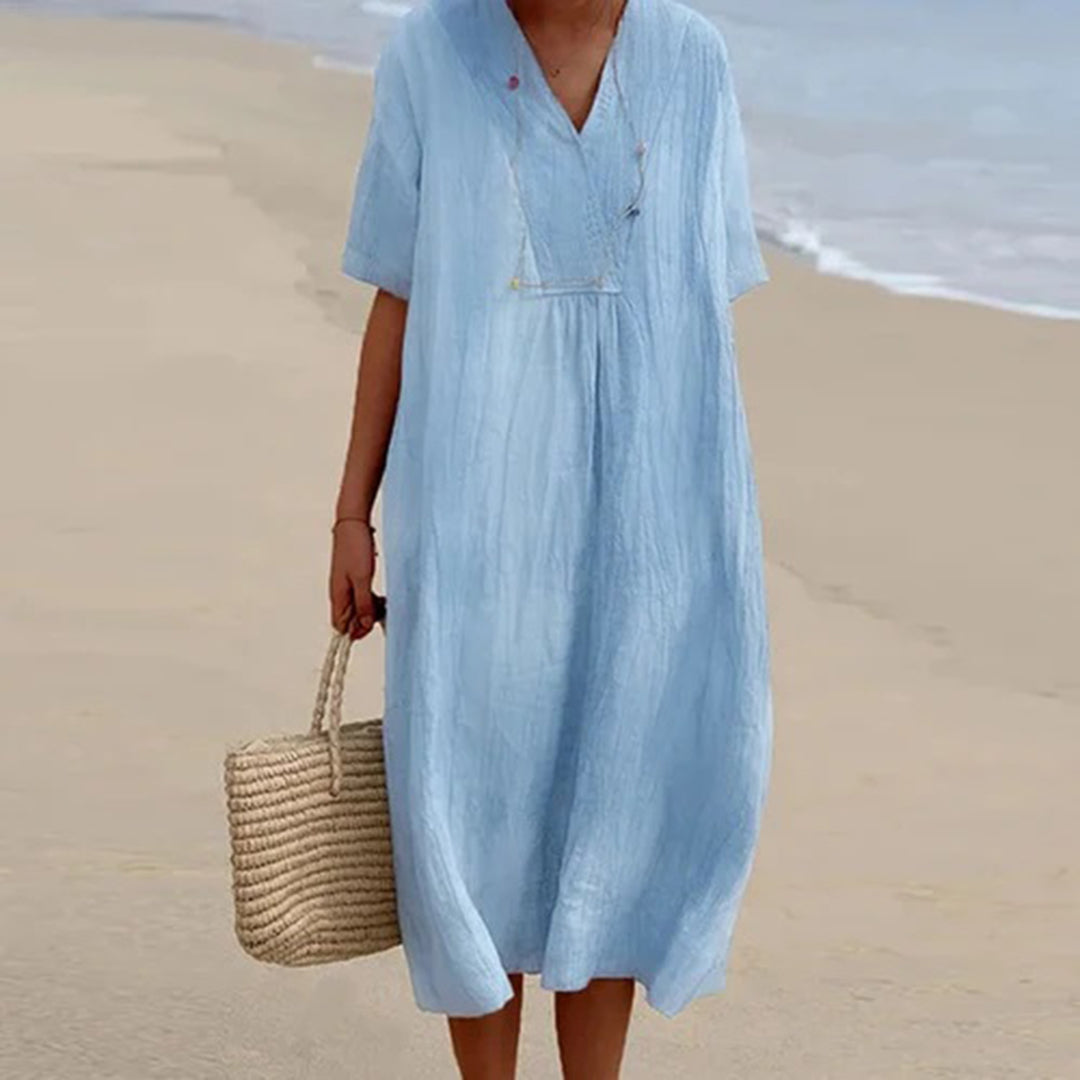 Elegant Comfort Midi Dress