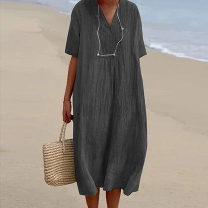 Elegant Comfort Midi Dress