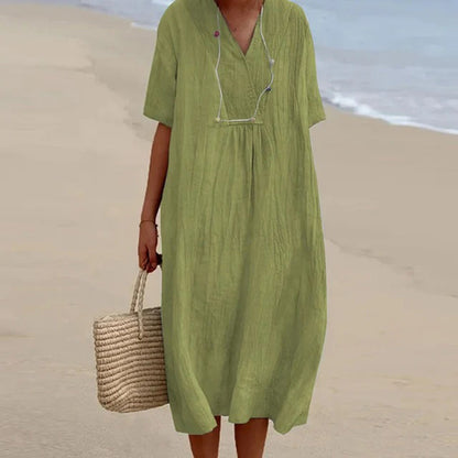 Elegant Comfort Midi Dress