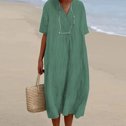 Elegant Comfort Midi Dress